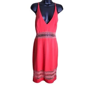 Women's Coral Sleeveless Dress Size Medium
